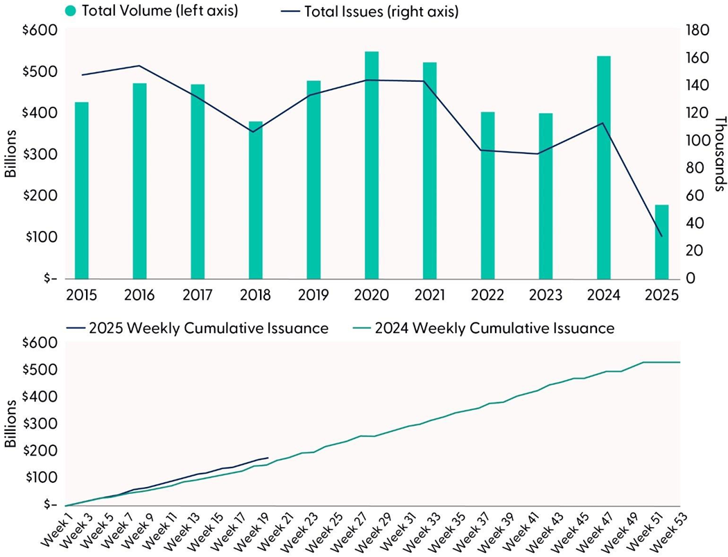 Issuance Trends Remain Above Historical Averages